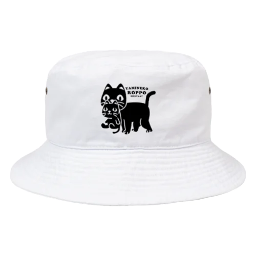 やみねこ、ろっぽ Bucket Hat