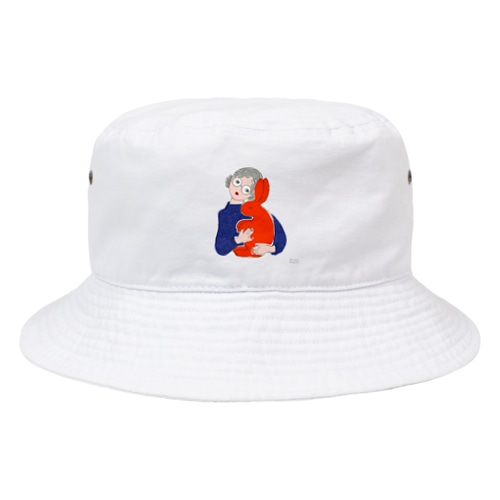 赤のうさぎ Bucket Hat