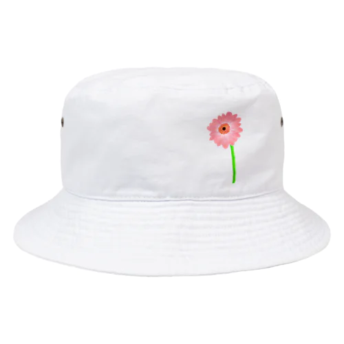 桃色ガーベラ１輪 Bucket Hat