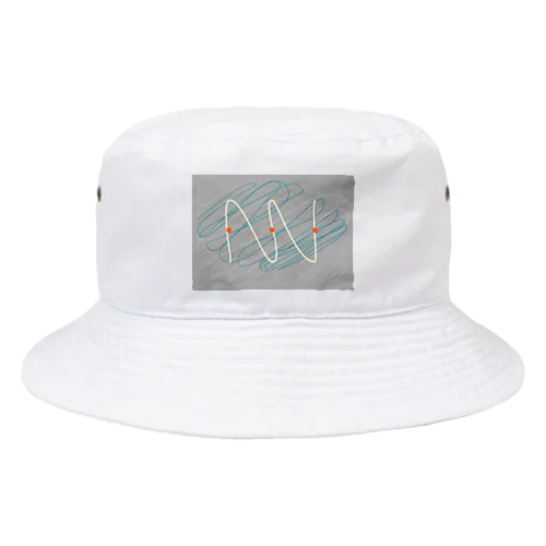 monyomonyo-gray Bucket Hat