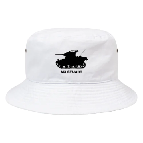 M3軽戦車スチュアート（黒） Bucket Hat