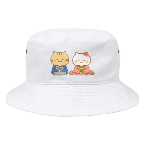 お正月猫さん Bucket Hat