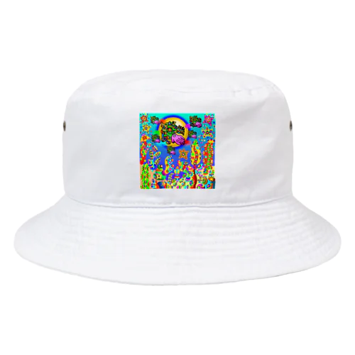 アンモナイト達のお散歩 Bucket Hat