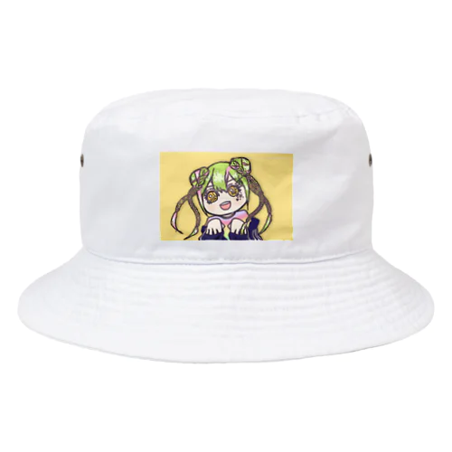 三つ編みお団子ガール Bucket Hat