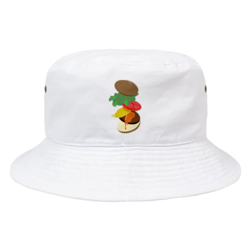 チーズバーガー Bucket Hat