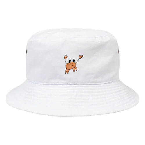 はさみがハートのカニ Bucket Hat