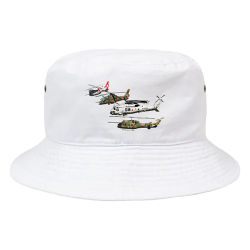 4heli1 Bucket Hat