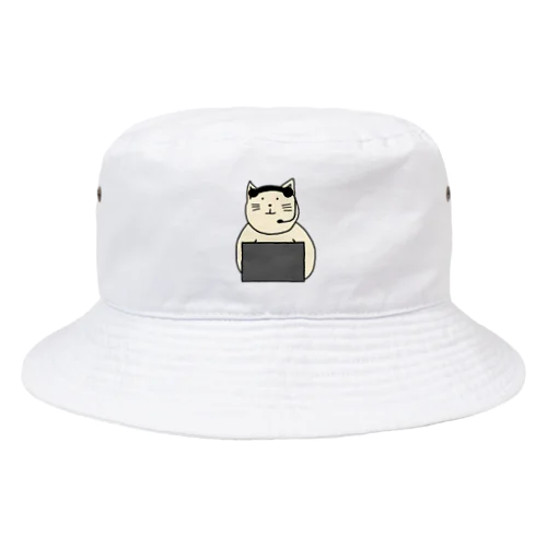 コールセンターねこ Bucket Hat