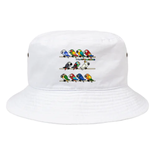 COLORFUL BIRDS Bucket Hat