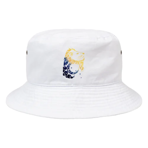 ライオンと月(カラー) Bucket Hat