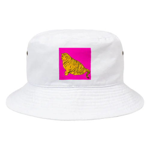 デブトラちゃん ピンク背景 Bucket Hat