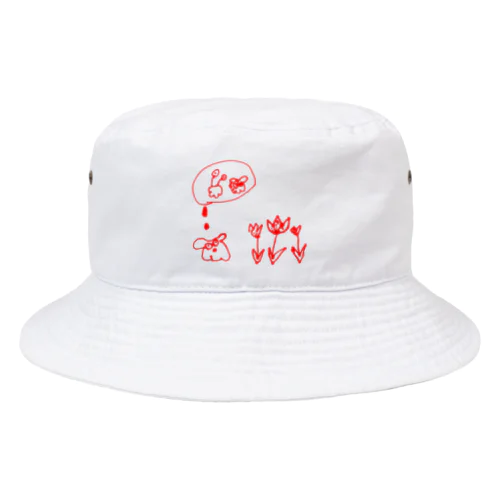 お花ばたけで　まちあわせ Bucket Hat