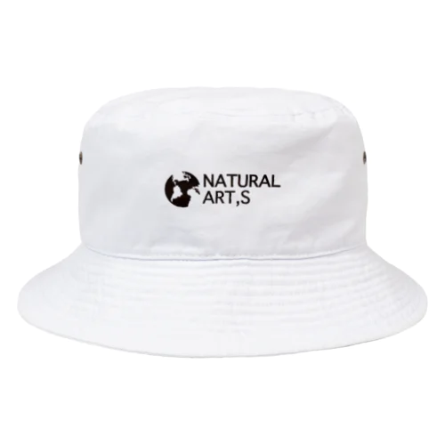 NATURAL ART,S ロゴ Bucket Hat