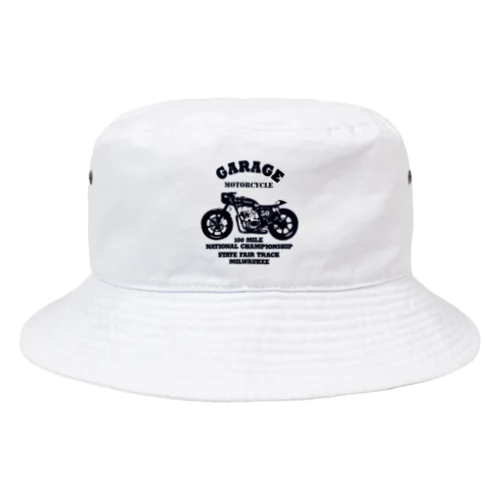 武骨なバイクデザイン Bucket Hat