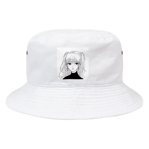 モノクロ Bucket Hat