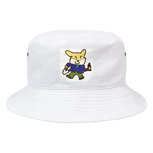 キツネのこんこん昼休み Bucket Hat