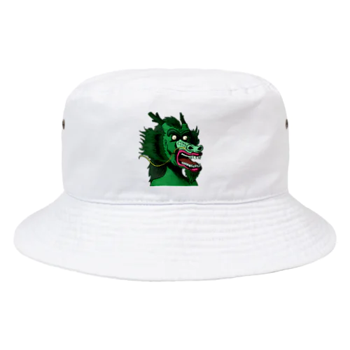 NFT風の龍 ~Dragon Face Is Scar~ Bucket Hat