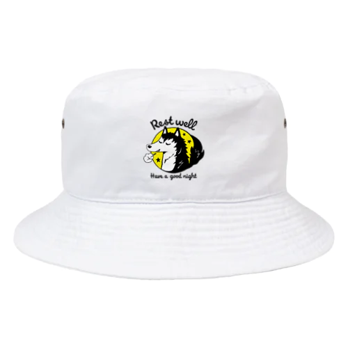 お疲れさまオオカミ（小型用） Bucket Hat