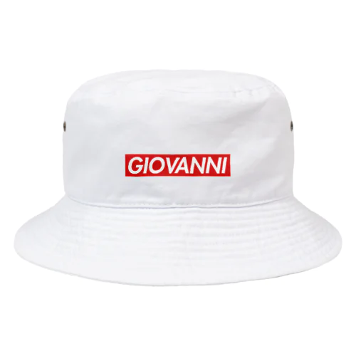 GIOVANNI box logo バケットハット