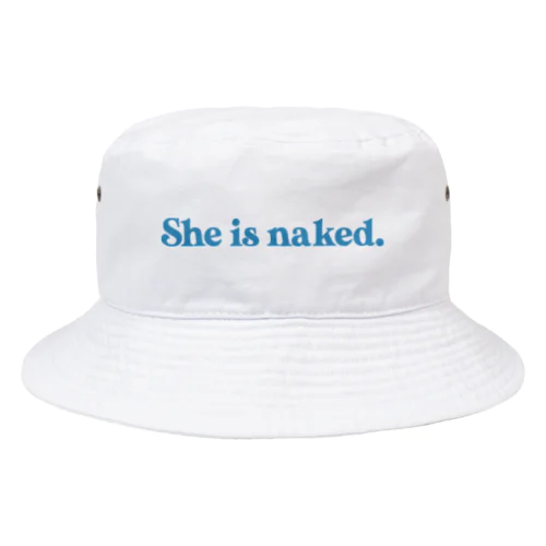 清水くるみ「She is naked.」バケットハット Bucket Hat