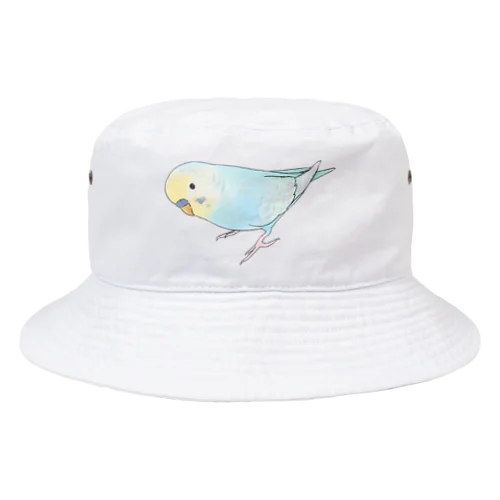 レインボーなセキセイインコちゃん【まめるりはことり】 Bucket Hat