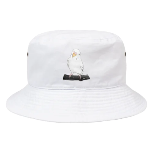 まったりセキセイインコちゃん【まめるりはことり】 Bucket Hat