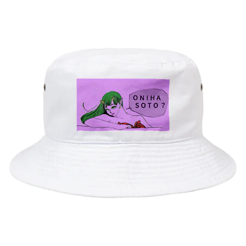 鬼のオンナノコ(カラー) Bucket Hat