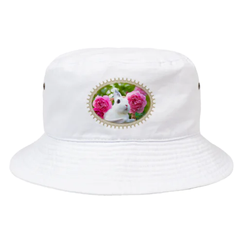 薔薇うさぎさん Bucket Hat