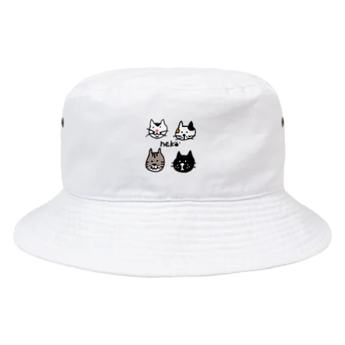 nekoたち Bucket Hat