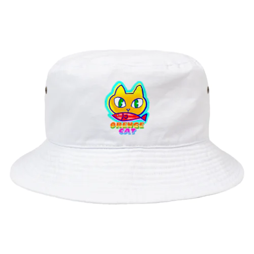 🍊🐈 オレンジキャット🍊🐈　ライト Bucket Hat