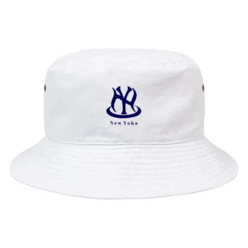 入浴 NY NewYoku コン色大ロゴ Bucket Hat