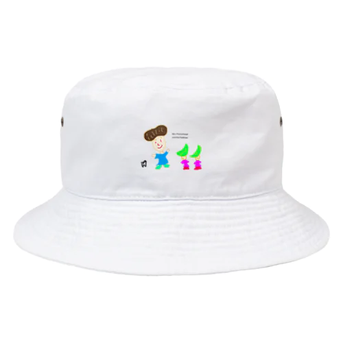 ミセス　ピーナッツ(透過) Bucket Hat