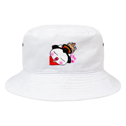 舞妓ねこ　接吻 Bucket Hat