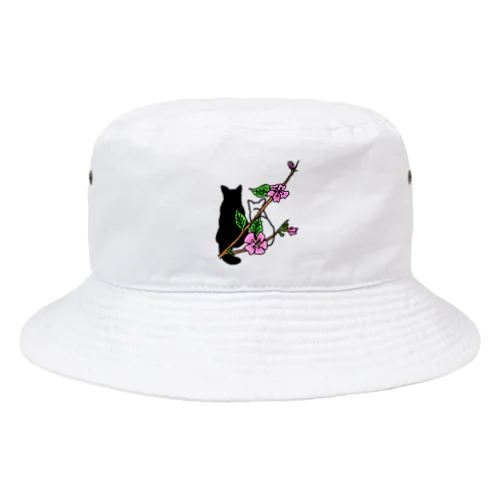 桜猫 Bucket Hat