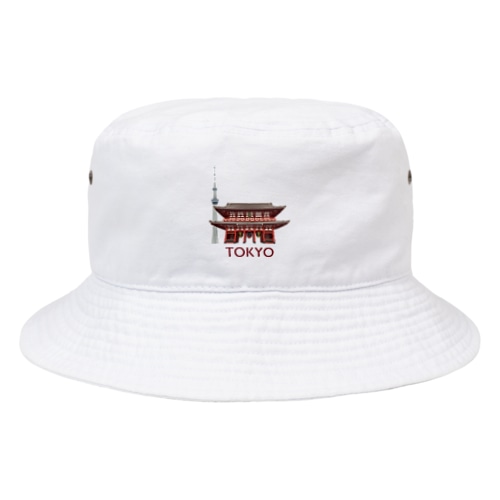 東京 浅草 Bucket Hat