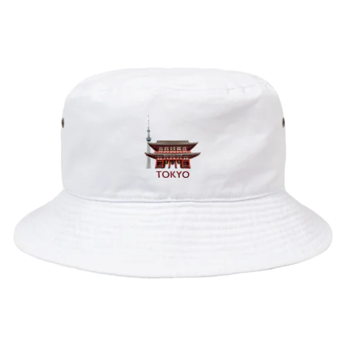 東京 浅草 Bucket Hat