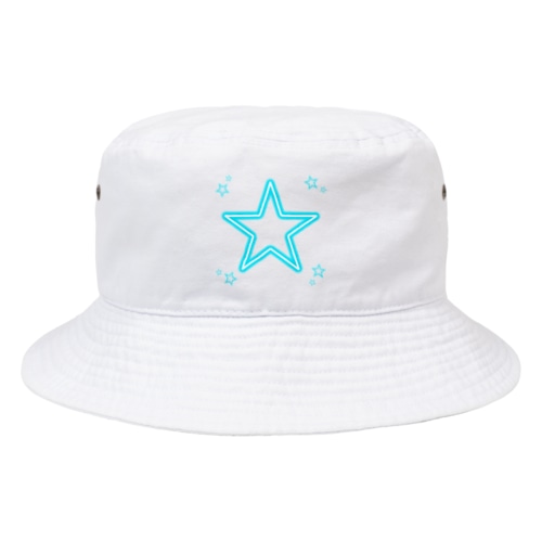 蛍光星 Bucket Hat