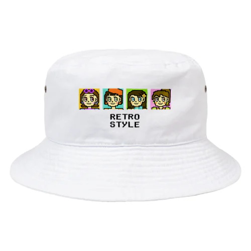 レトロスタイル Bucket Hat