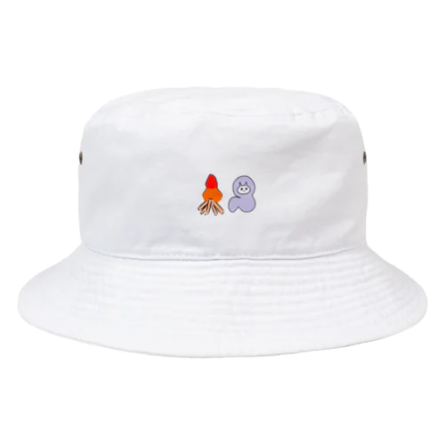 ねこキャンプ Bucket Hat