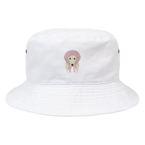 Saluki×ベレー帽 Bucket Hat