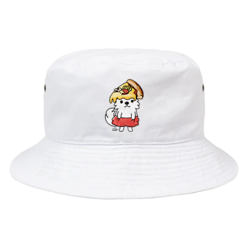 PIZZAゲットした　ポメラニアン Bucket Hat