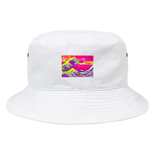 Thirty-six Views of Mount Fuji glitchEdition ver.1.0.0 ~神奈川沖浪裏~ Bucket Hat