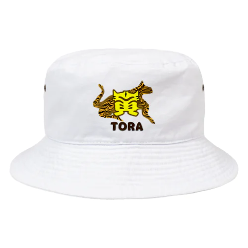 こんなカンジ？（漢字）　寅！トラ！TORA！ Bucket Hat