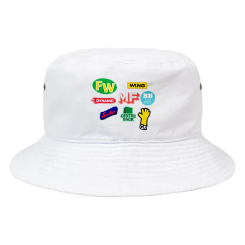 サッカーワッペン Bucket Hat