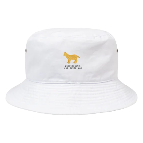 猫1-5 茶トラ猫 Bucket Hat