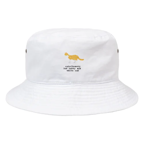 猫1-8 茶白猫 Bucket Hat