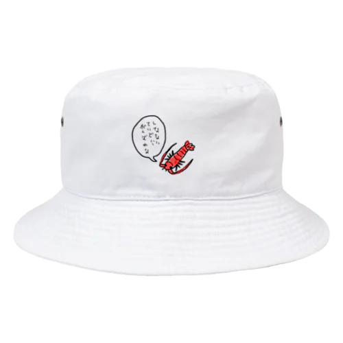 「はげましてくれるエビ」ハット Bucket Hat