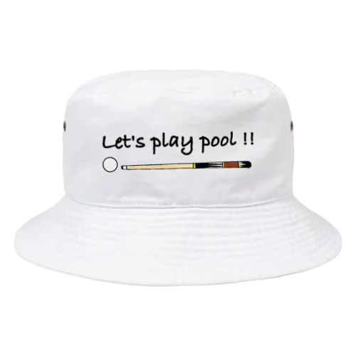 Let’s play pool !!ビリヤードデザイン バケットハット