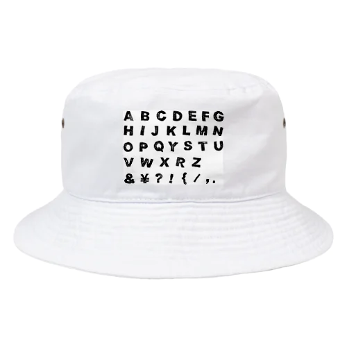 文字の世界 Bucket Hat