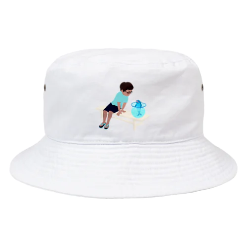 イルカといた夏休み Bucket Hat